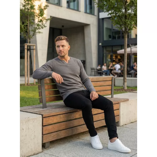  Pánský svetr ALTISPORT JOANES MPLP075 SVĚTLE ŠEDÁ 