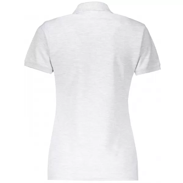 Dámské triko s límečkem FRUIT OF THE LOOM LADY-FIT PREMIUM POLO HEATHER GREY 
