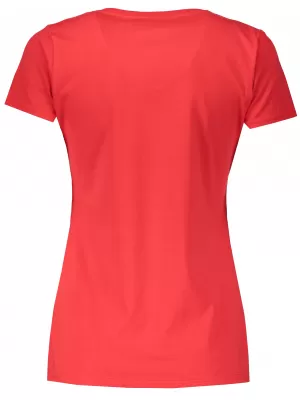 Dámské triko FRUIT OF THE LOOM VALUEWEIGHT V-NECK T RED