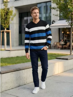 Pánský svetr ALTISPORT FION MPLP074 ČERNÁ