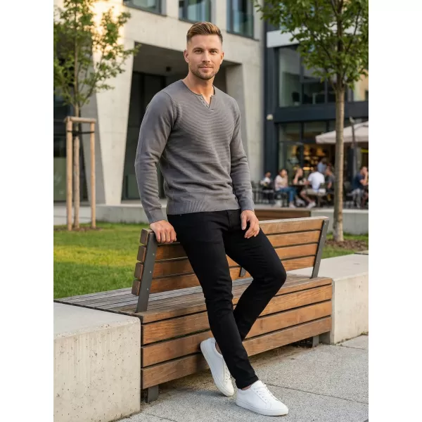  Pánský svetr ALTISPORT JOANES MPLP075 SVĚTLE ŠEDÁ 