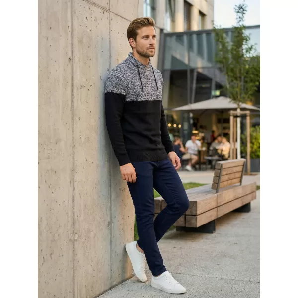  Pánský svetr ALTISPORT HIEUX MPLP076 ČERNÁ 