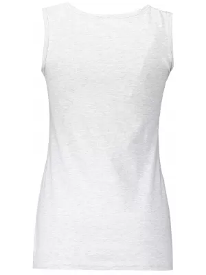Dámské tílko FRUIT OF THE LOOM VALUEWEIGHT VEST LADY-FIT HEATHER GREY