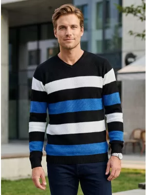 Pánský svetr ALTISPORT FION MPLP074 ČERNÁ