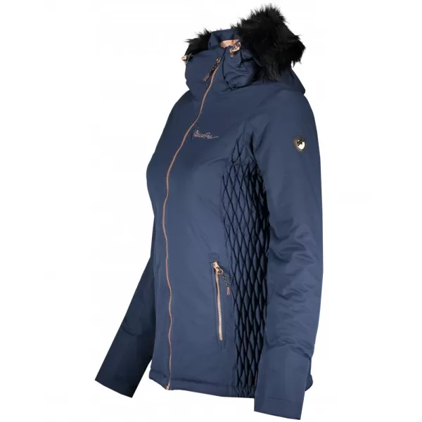  Dámská zimní bunda ALPINE PRO MEMKA 4 LJCP355 TMAVĚ MODRÁ 