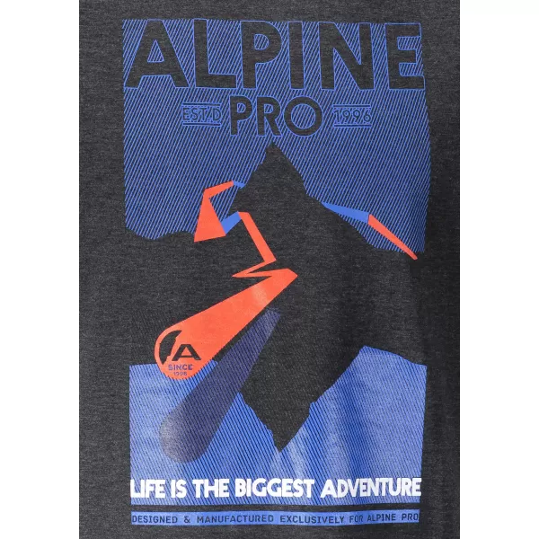  Pánské triko ALPINE PRO ABIC 7 MTSP404 ČERNÁ 