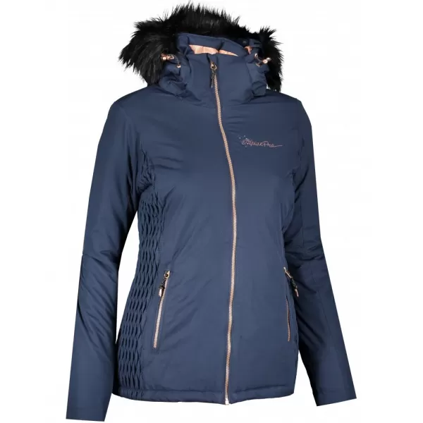  Dámská zimní bunda ALPINE PRO MEMKA 4 LJCP355 TMAVĚ MODRÁ 