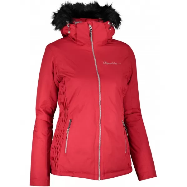  Dámská zimní bunda ALPINE PRO MEMKA 4 LJCP355 ČERVENÁ 