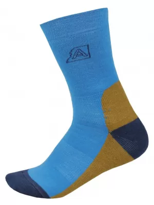 Ponožky ALPINE PRO ILSER USCP060 SVĚTLE MODRÁ