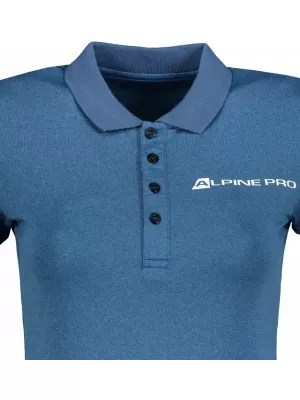 Dámské funkční triko s límečkem ALPINE PRO FRIDA LTSP636 MODRÁ