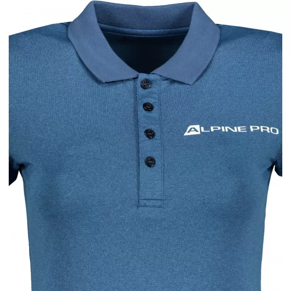  Dámské funkční triko s límečkem ALPINE PRO FRIDA LTSP636 MODRÁ 