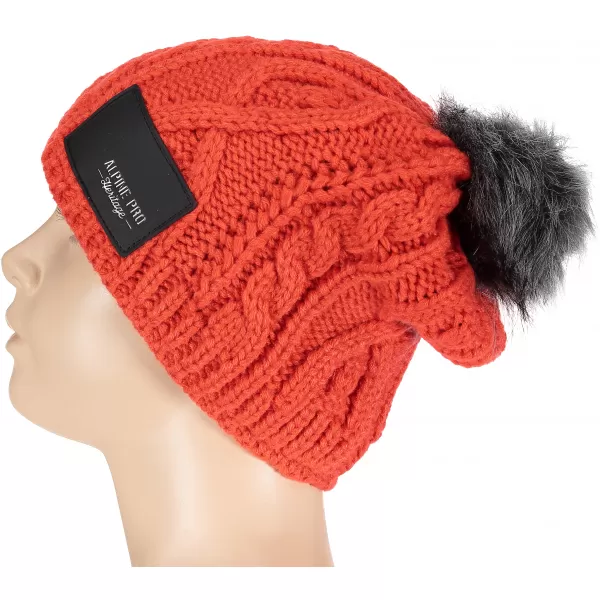  Čepice ALPINE PRO GARBINE UHAP053 ORANŽOVÁ 