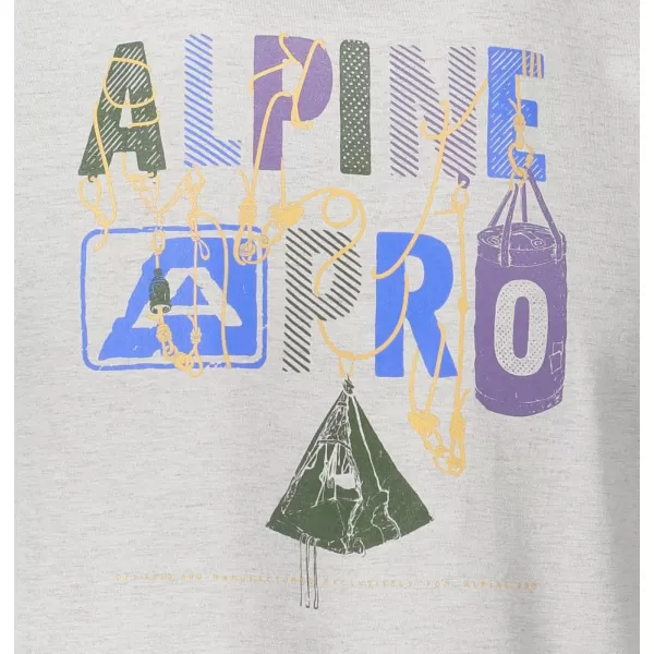  Pánské triko ALPINE PRO ABIC 7 MTSP404 ŠEDÁ 