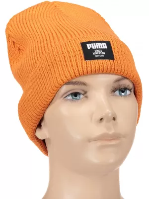 Zimní čepice PUMA RIBBED CLASSIC BEANIE JAFFA 02170907 ORANGE