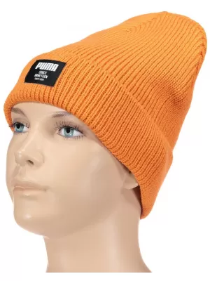 Zimní čepice PUMA RIBBED CLASSIC BEANIE JAFFA 02170907 ORANGE