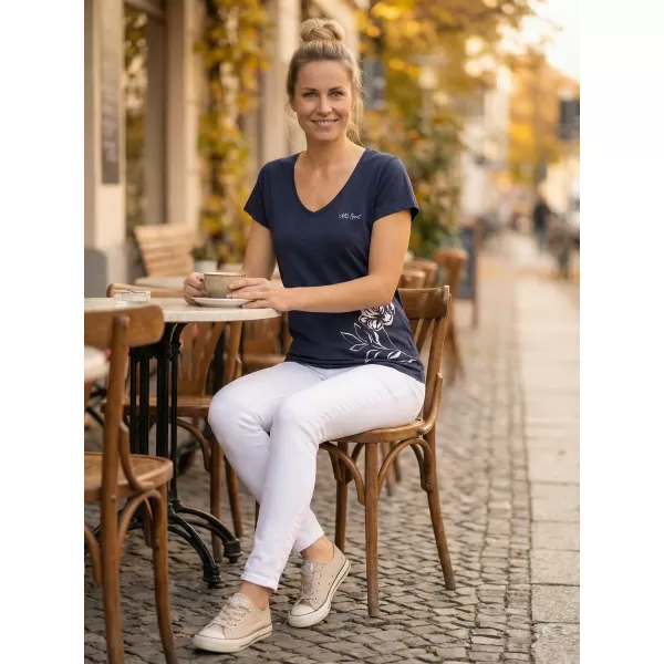  Dámské triko s krátkým rukávem ALTISPORT CYRA LTSR637 MODRÁ 