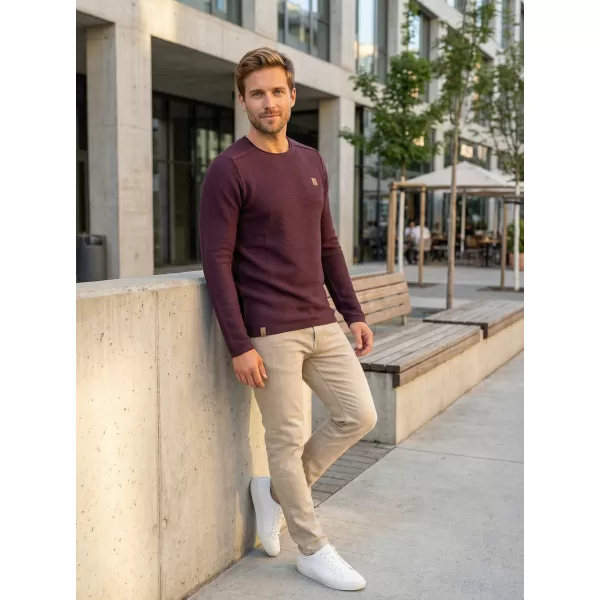  Pánský svetr ALTISPORT QUOD MPLR079 VÍNOVÁ 