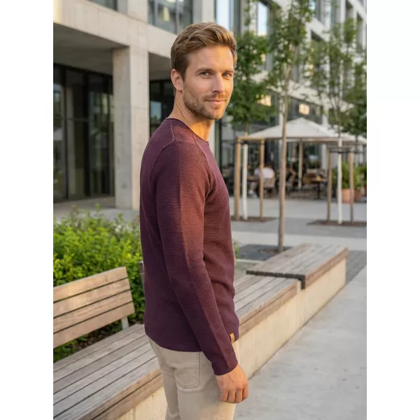  Pánský svetr ALTISPORT QUOD MPLR079 VÍNOVÁ 