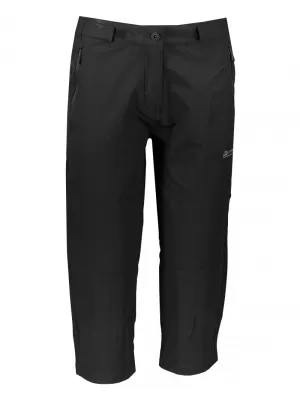 Dámské 3/4 kalhoty ALPINE PRO HYDA LPAR385 ČERNÁ
