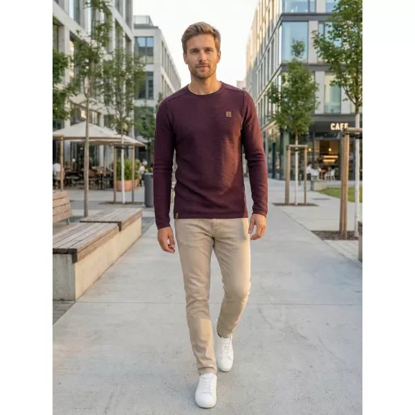  Pánský svetr ALTISPORT QUOD MPLR079 VÍNOVÁ 
