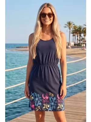 Dámské šaty ALTISPORT VEGA LSKR250 MODRÁ