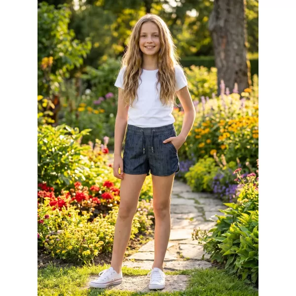  Dívčí šortky SAM 73 GS 525 TMAVÝ DENIM 