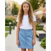 Dívčí sukně SAM 73 GZ 521 SVĚTLÝ DENIM