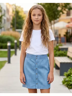 Dívčí sukně SAM 73 GZ 521 SVĚTLÝ DENIM