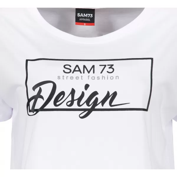  Dámské triko s krátkým rukávem SAM 73 WT 803 BÍLÁ 