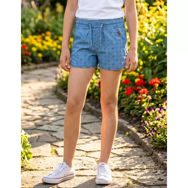 Dívčí šortky SAM 73 GS 525 SVĚTLÝ DENIM 