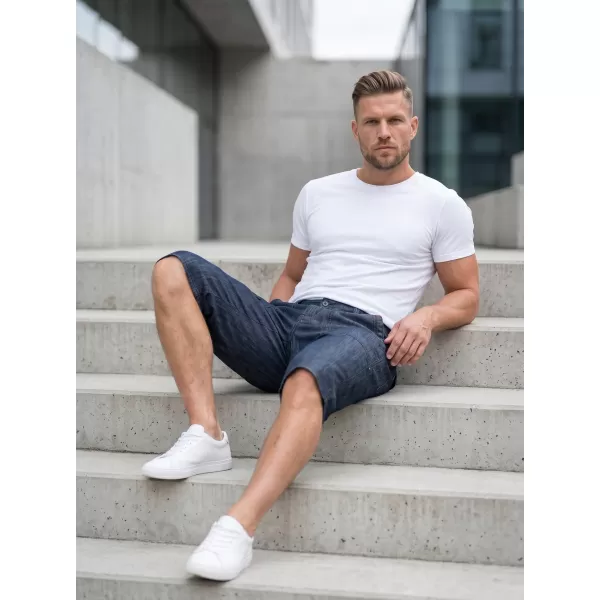  Pánské šortky SAM 73 MS 736 TMAVÝ DENIM 