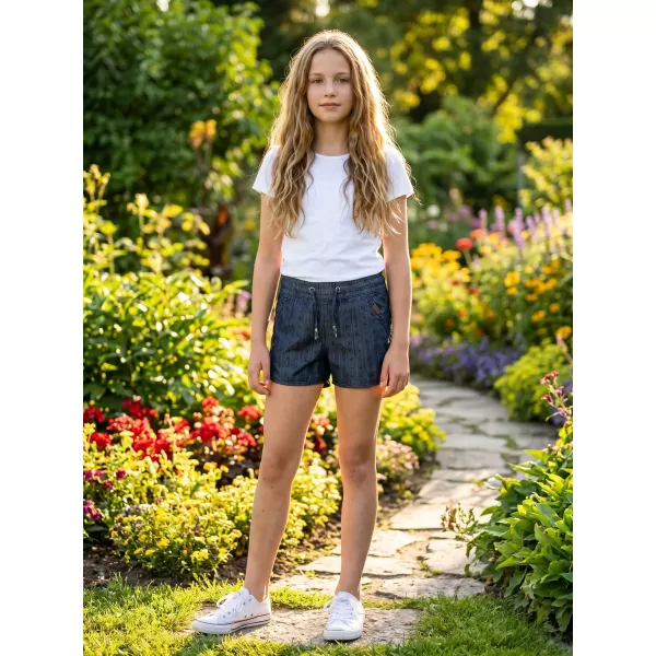  Dívčí šortky SAM 73 GS 525 TMAVÝ DENIM 