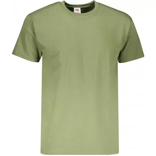  Pánské triko s krátkým rukávem FRUIT OF THE LOMM SUPER PREMIUM T CLASSIC OLIVE 