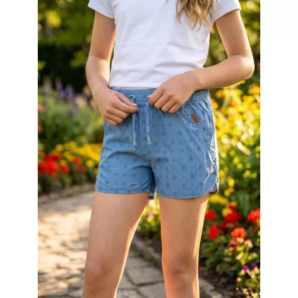  Dívčí šortky SAM 73 GS 525 SVĚTLÝ DENIM 