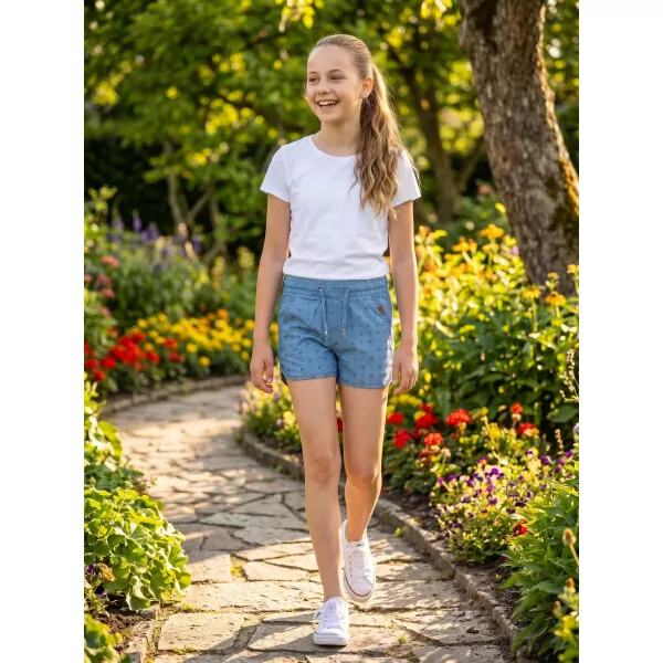  Dívčí šortky SAM 73 GS 525 SVĚTLÝ DENIM 