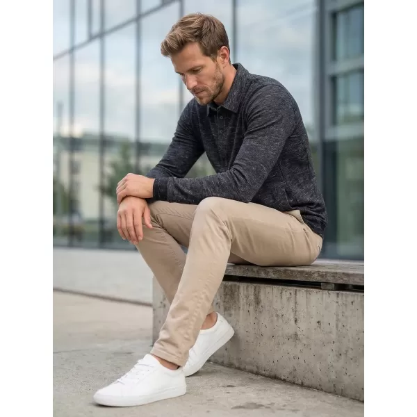  Pánská mikina KIXMI JASPER ČERNÝ MELÍR 