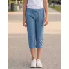Dívčí 3/4 kalhoty SAM 73 GS 523 SVĚTLÝ DENIM