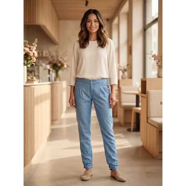  Dámské kalhoty SAM 73 WK 755 SVĚTLÝ DENIM 
