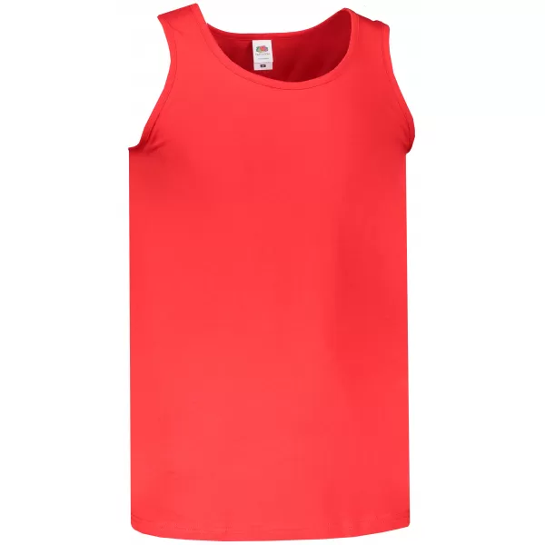  Pánské tílko FRUIT OF THE LOOM VALUEWEIGHT ATHLETIC VEST RED 