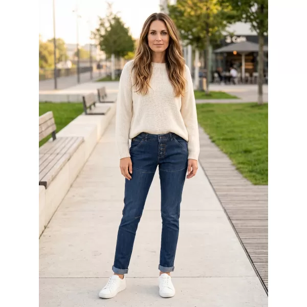  Dámské kalhoty SAM 73 WK 753 TMAVÝ DENIM 