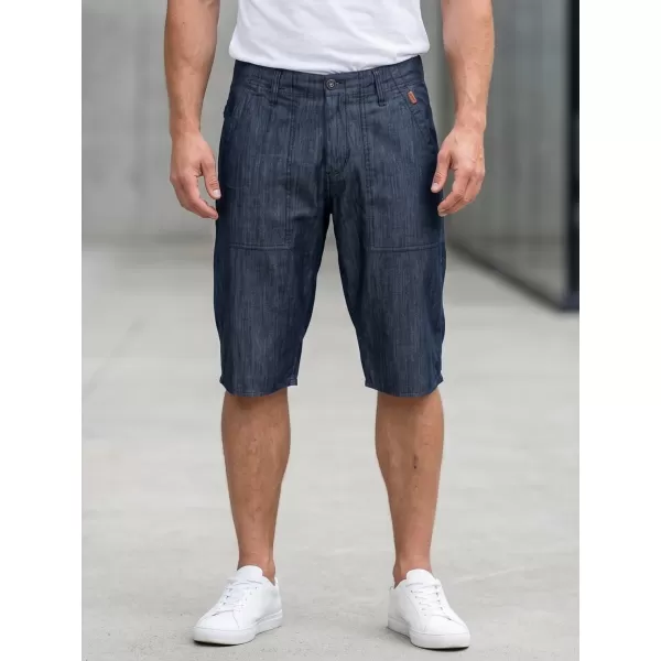  Pánské šortky SAM 73 MS 736 TMAVÝ DENIM 