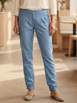 Dámské kalhoty SAM 73 WK 755 SVĚTLÝ DENIM