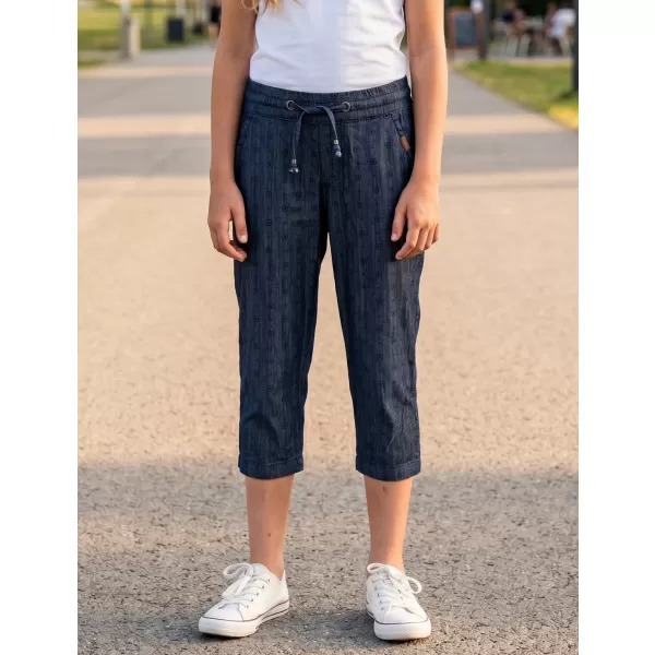  Dívčí 3/4 kalhoty SAM 73 GS 523 TMAVÝ DENIM 