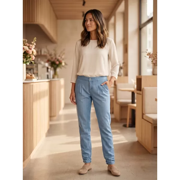  Dámské kalhoty SAM 73 WK 755 SVĚTLÝ DENIM 