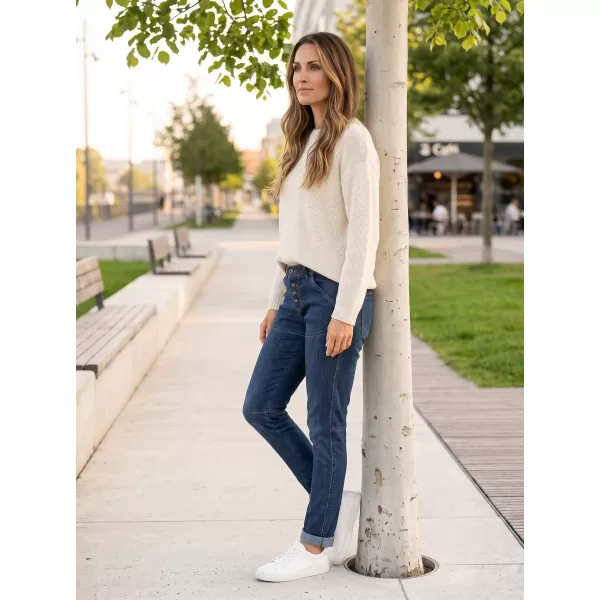  Dámské kalhoty SAM 73 WK 753 TMAVÝ DENIM 