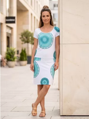 Dámské šaty SAM 73 WZ 774 ZELENÁ NEON