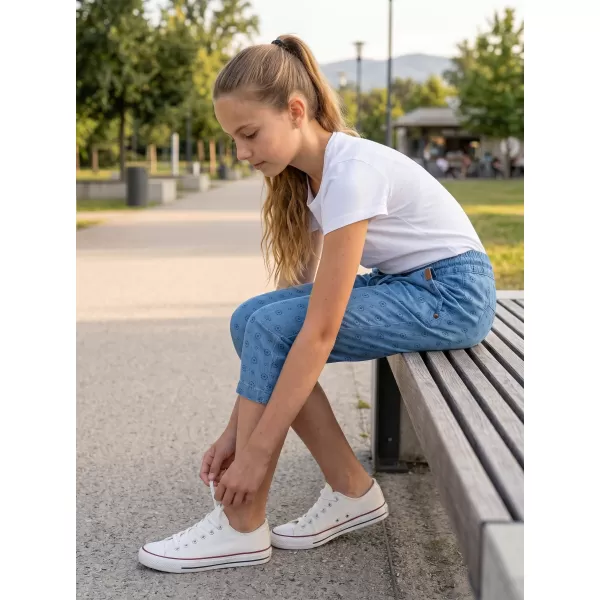  Dívčí 3/4 kalhoty SAM 73 GS 523 SVĚTLÝ DENIM 