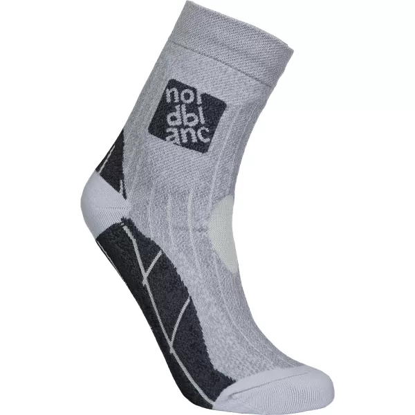  Ponožky NORDBLANC STARCH NBSX16379 SVĚTLE ŠEDÝ MELÍR 