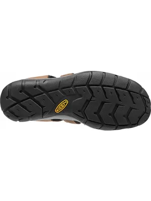 Pánské sandále KEEN CLEARWATER CNX LEATHER M DARK EARTH/BLACK
