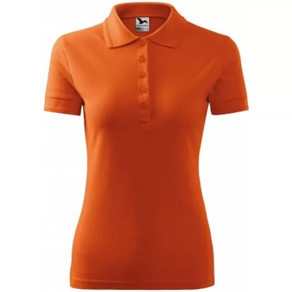  Dámské triko s límečkem MALFINI PIQUE POLO 210 ORANŽOVÁ 
